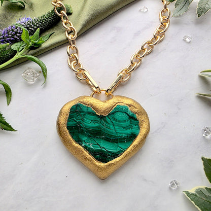 Malachite Courage Necklace