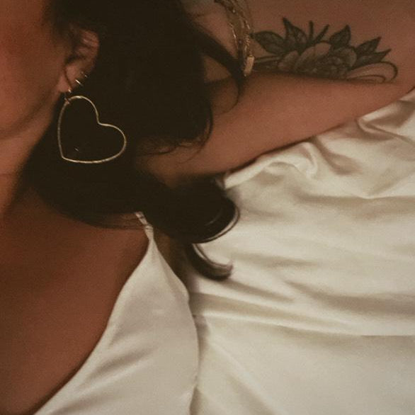 Big Heart Hoops Hoop Earrings Shop Dreamers of Dreams