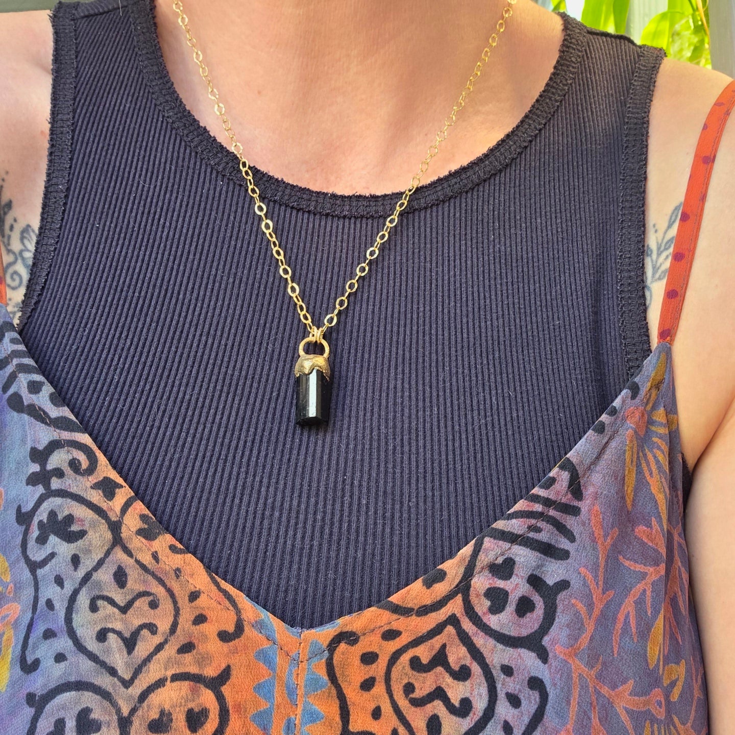 Black Tourmaline Necklace