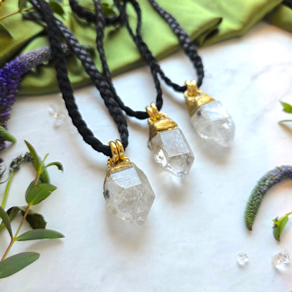 Diamond Pendant Long Layer Necklace
