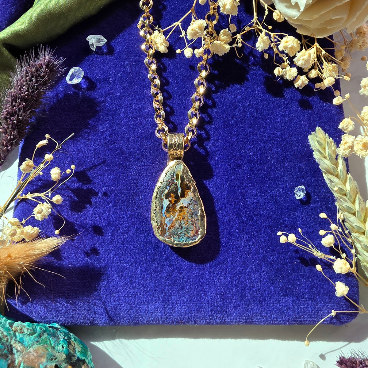 Boulder Opal River Necklace