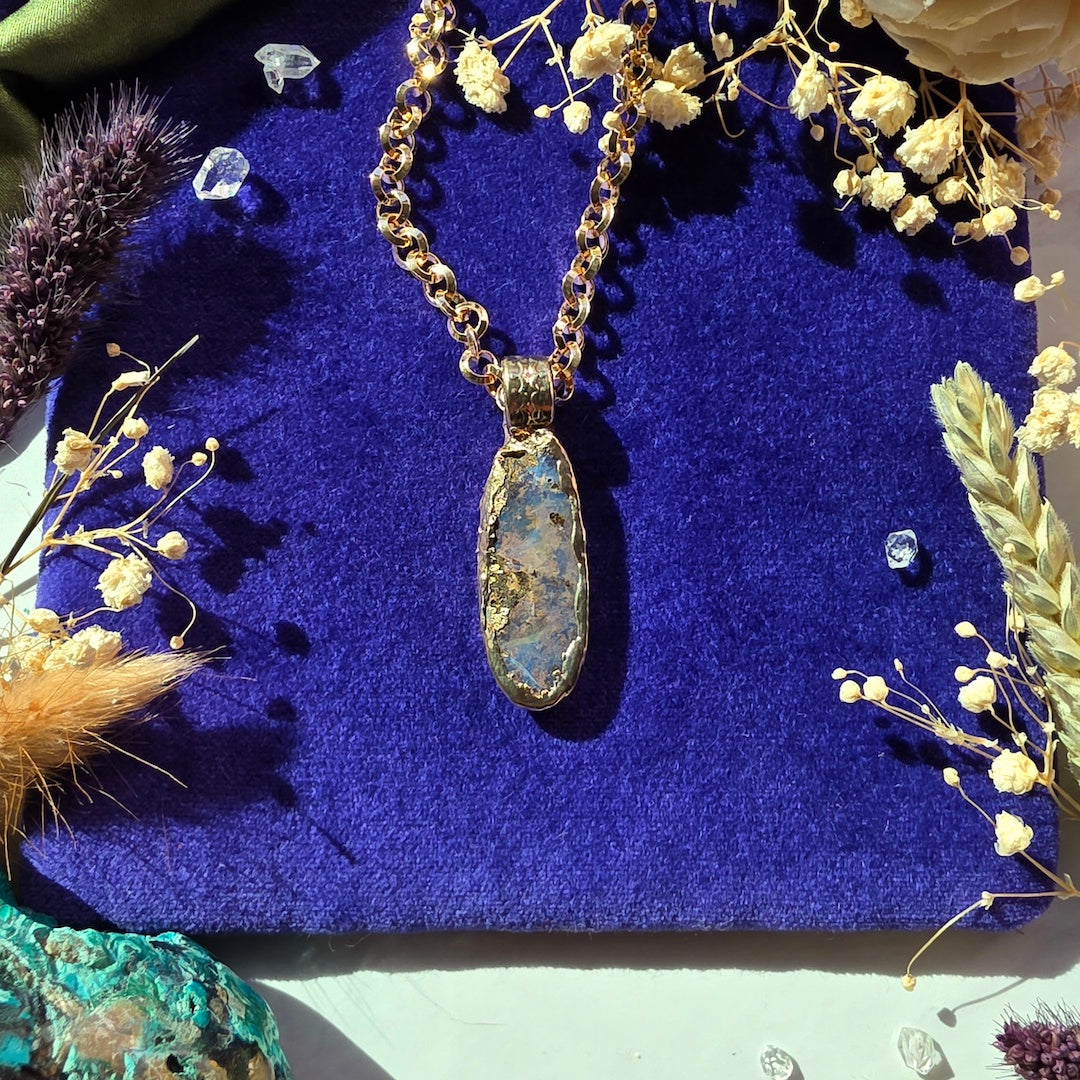 Boulder Opal Cloud Necklace