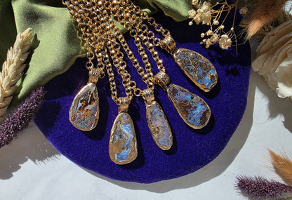 Boulder Opal Canyon Necklace