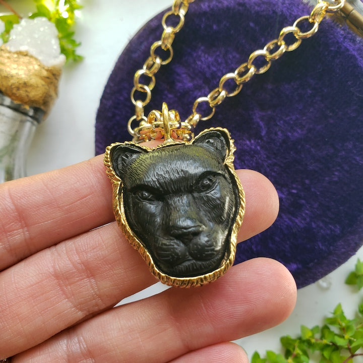 Mama Panther Spirit | Grace + Fortitude Necklace Necklace Shop Dreamers of Dreams
