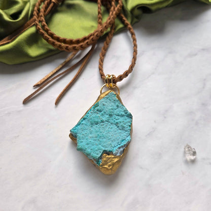Chrysocolla Healing Gold