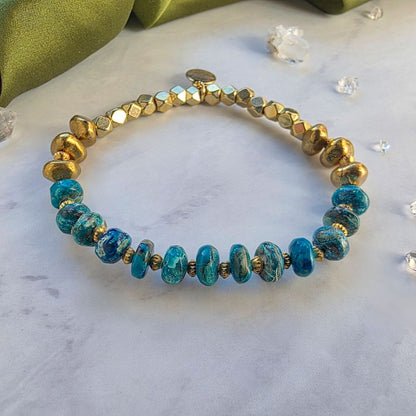 Chrysocolla Love Armor Bracelet Bracelet Shop Dreamers of Dreams