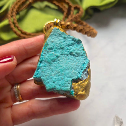 Chrysocolla Healing Gold