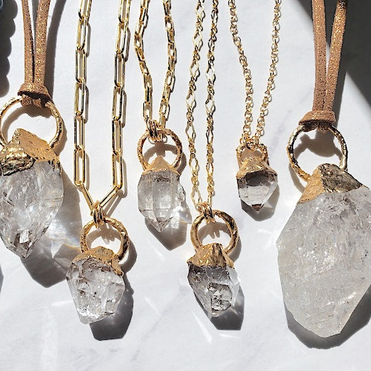 Herkimer Diamond Necklace Necklace Shop Dreamers of Dreams