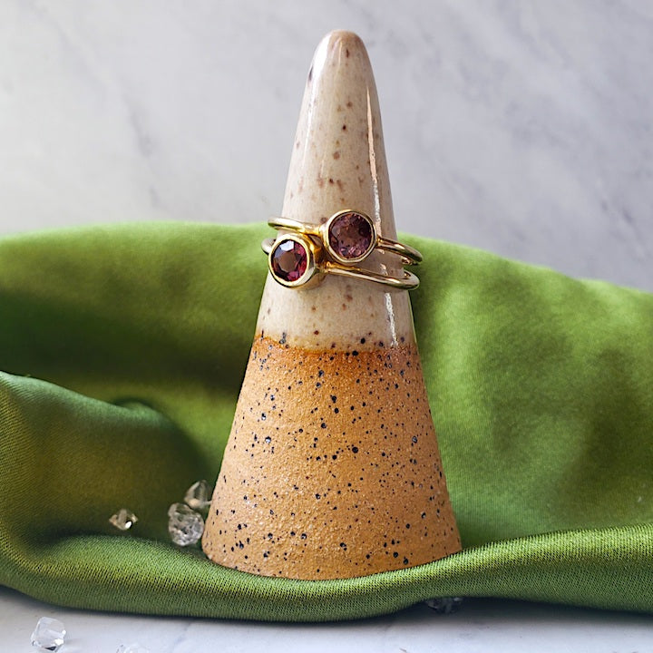 Priestess Rings | Pyrite, Tourmaline, & Amethyst Rings – Shop Dreamers ...