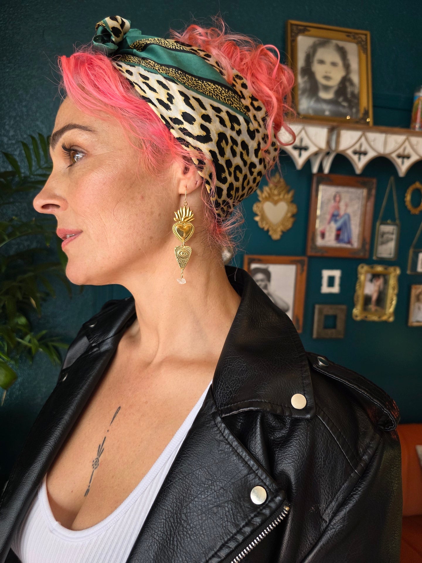 Flaming Heart Earrings Earrings Shop Dreamers of Dreams