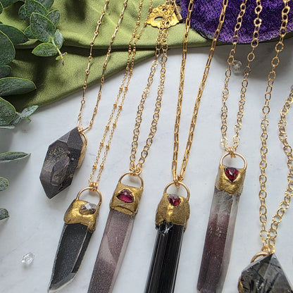 Petite Protection Laser Point Necklace