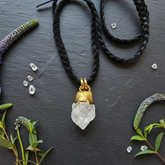 Diamond Pendant Long Layer Necklace