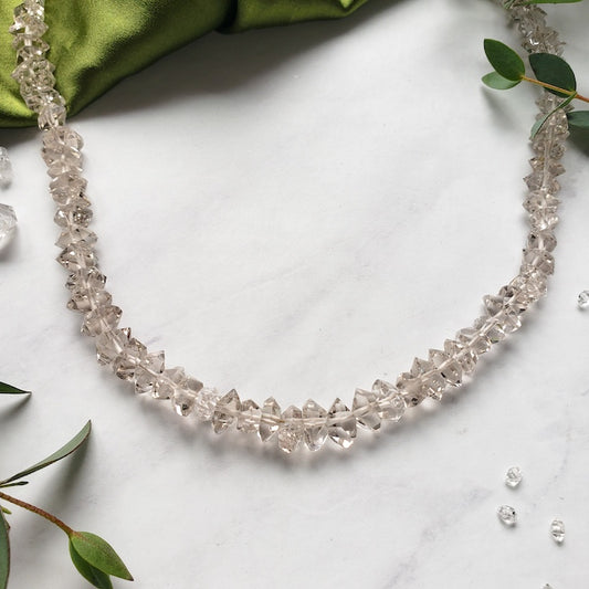 Petite Diamond Quartz Infinity Necklace Necklace Shop Dreamers of Dreams
