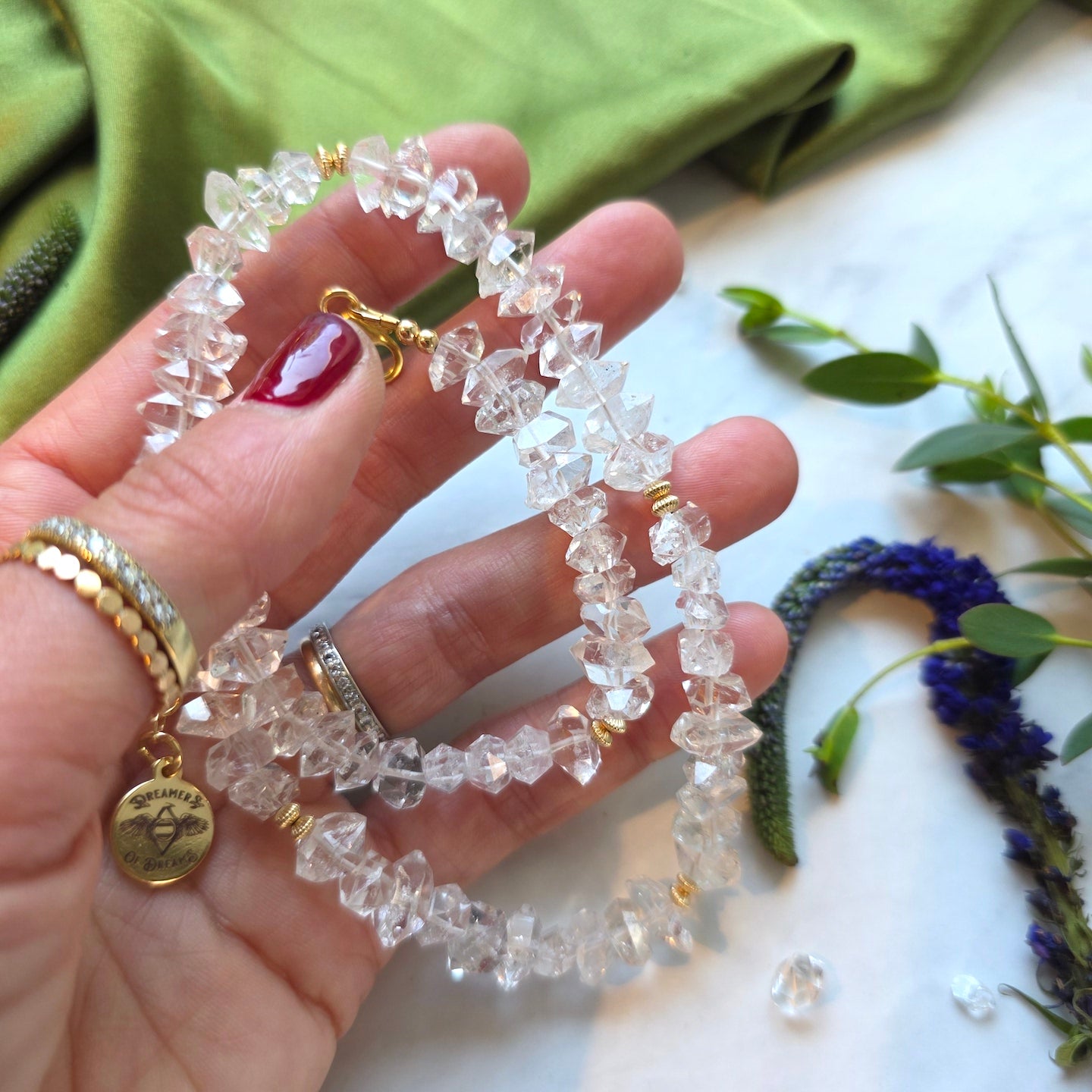 Rockstar Diamond Quartz Infinity Necklace Necklace Shop Dreamers of Dreams