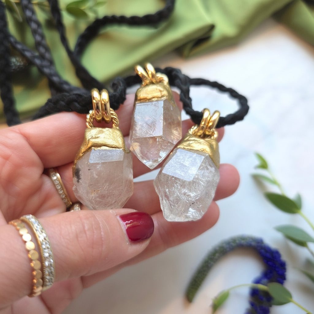 Diamond Pendant Long Layer Necklace