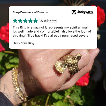 Hawk Spirit Ring Ring Shop Dreamers of Dreams