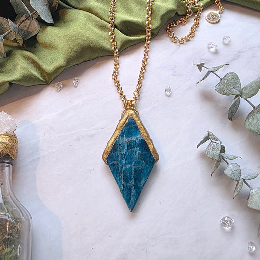 Apatite Manifestation Stone Necklace