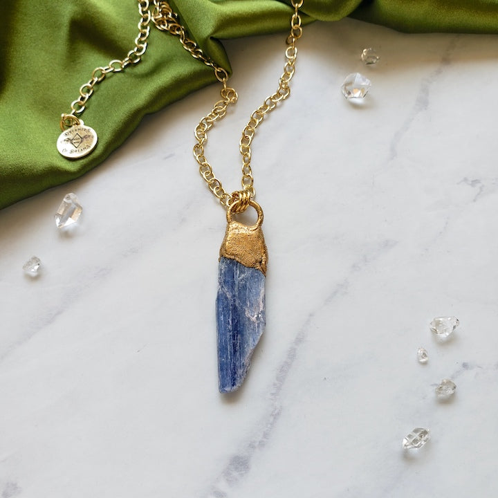 Blue Kyanite Pendant Necklace Necklace Shop Dreamers of Dreams