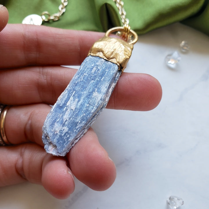 Blue Kyanite Water Goddess Necklace Necklace Shop Dreamers of Dreams