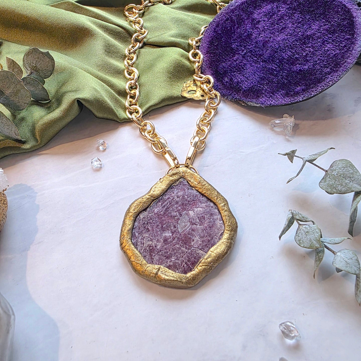 Lepidolite Magic Talisman Necklace Shop Dreamers of Dreams