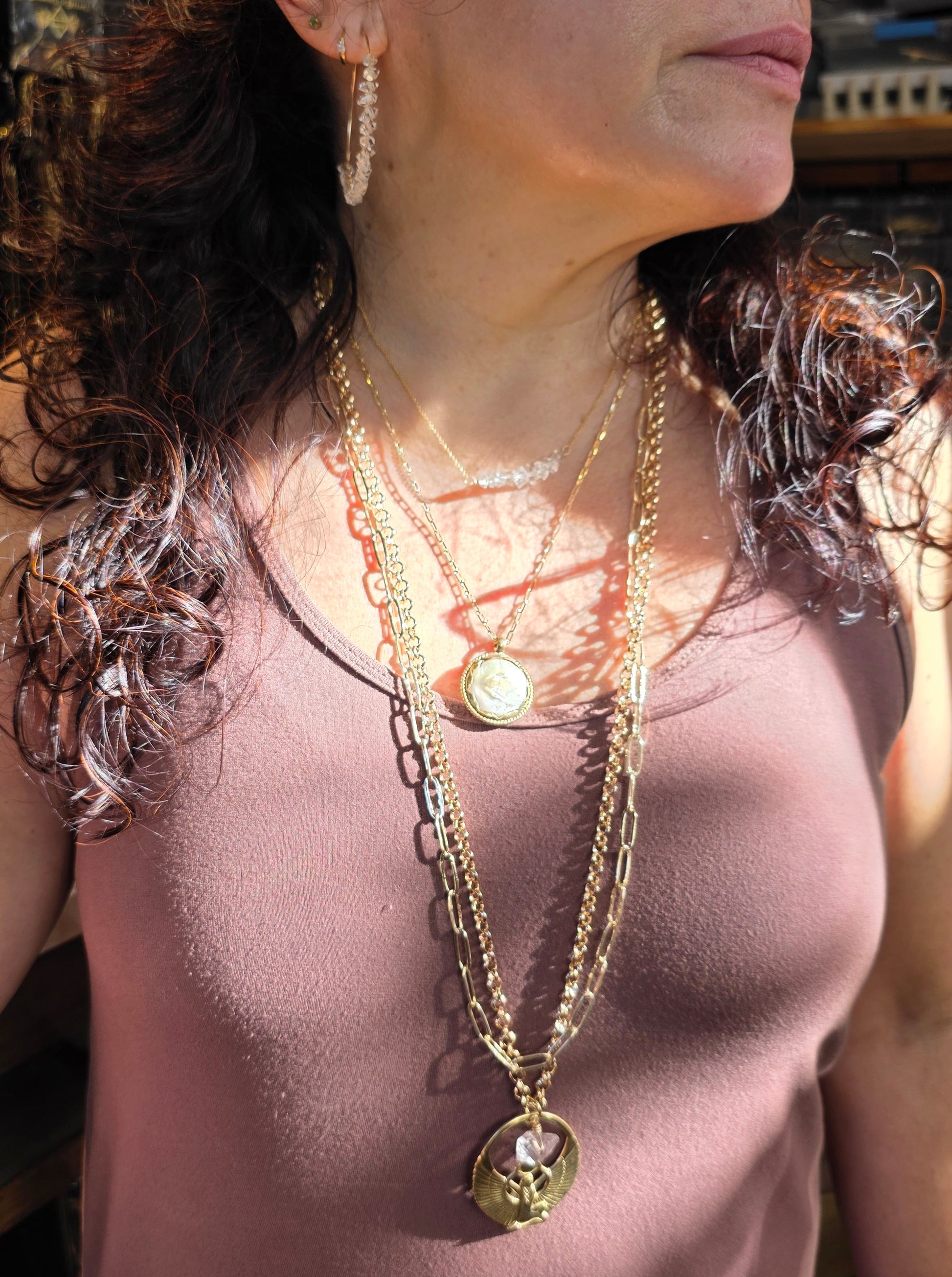 Long Isis Goddess Necklace Necklace Shop Dreamers of Dreams