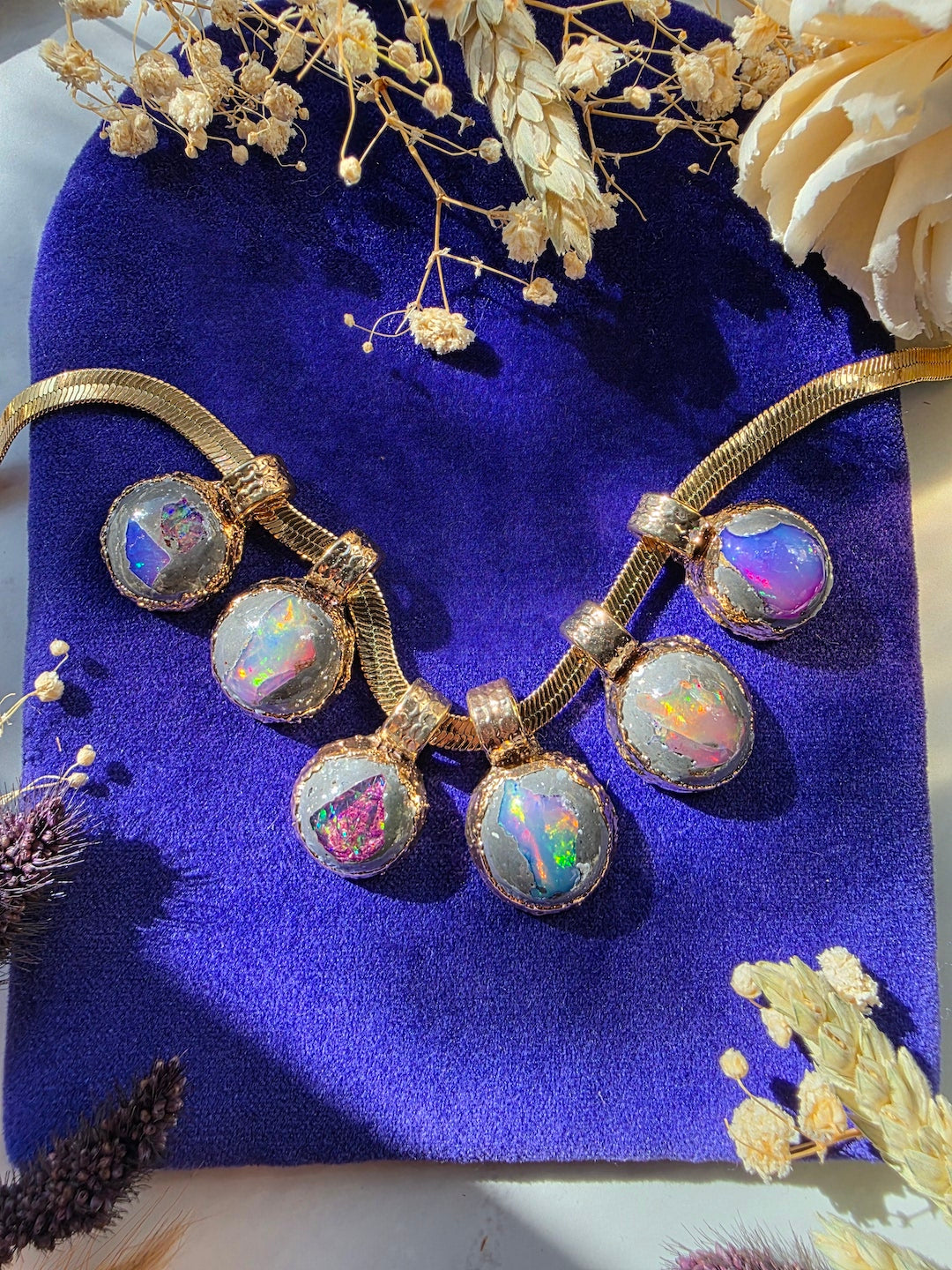 Galaxy Opal Necklace Necklace Shop Dreamers of Dreams
