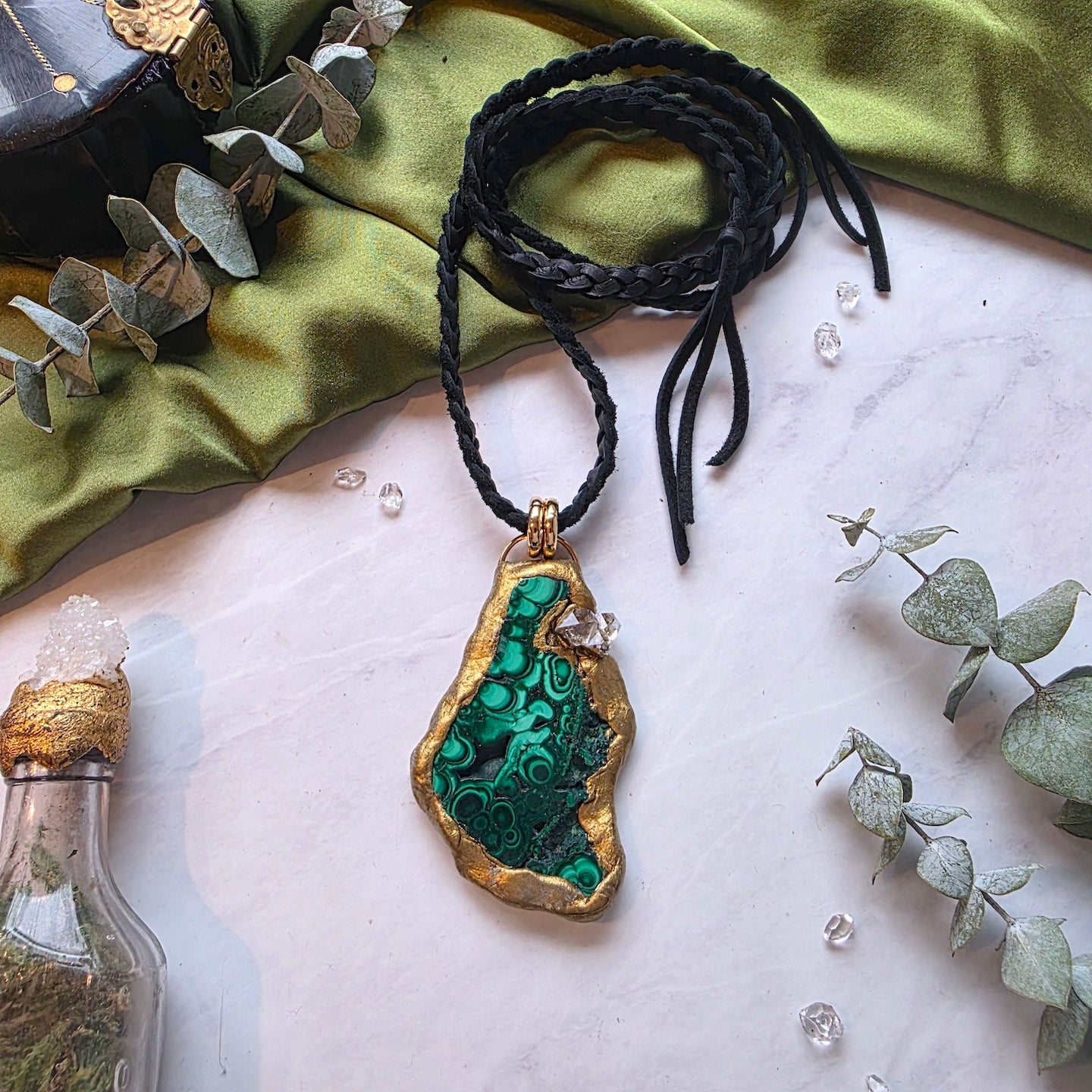Malachite Healing Talisman