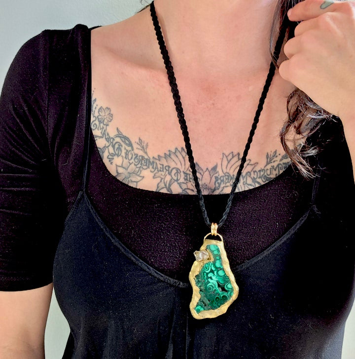 Malachite Healing Talisman