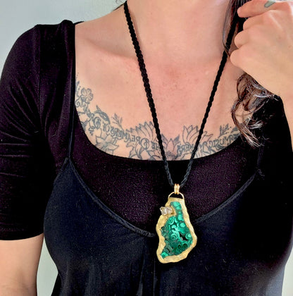 Malachite Healing Talisman