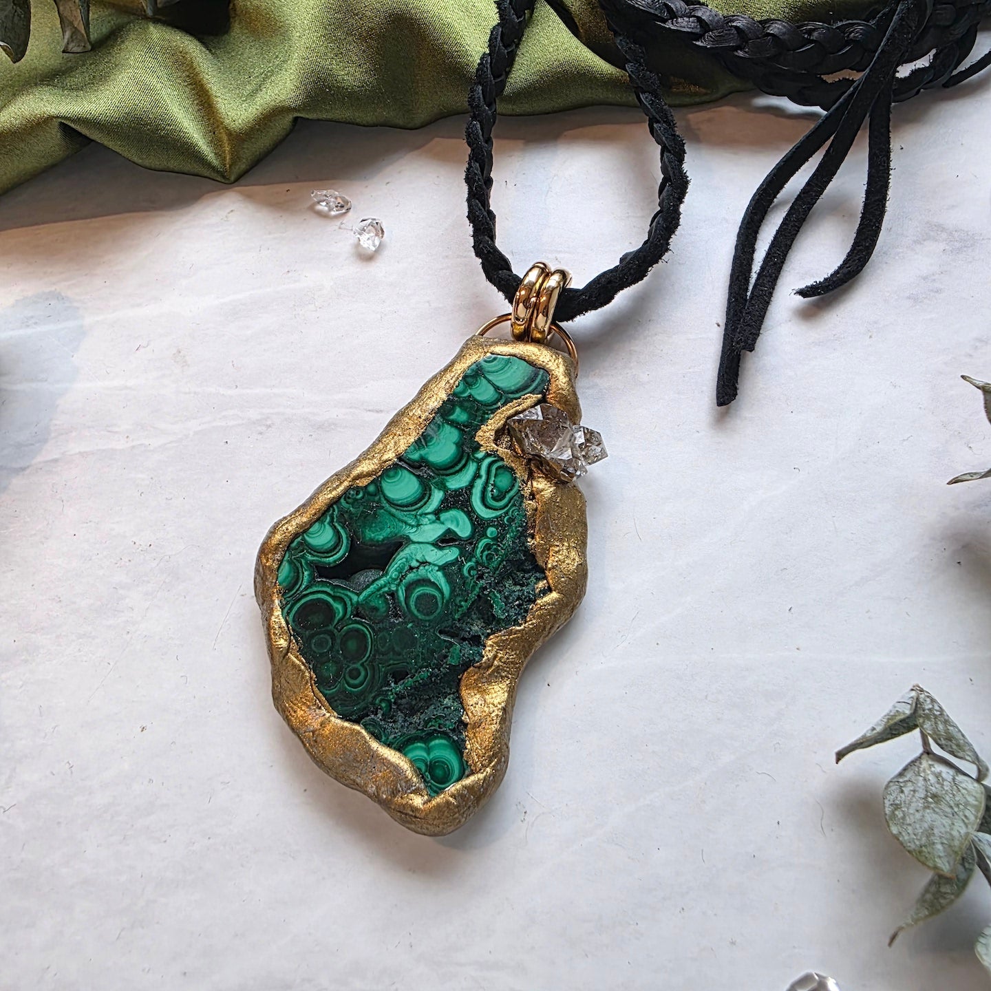 Malachite Healing Talisman