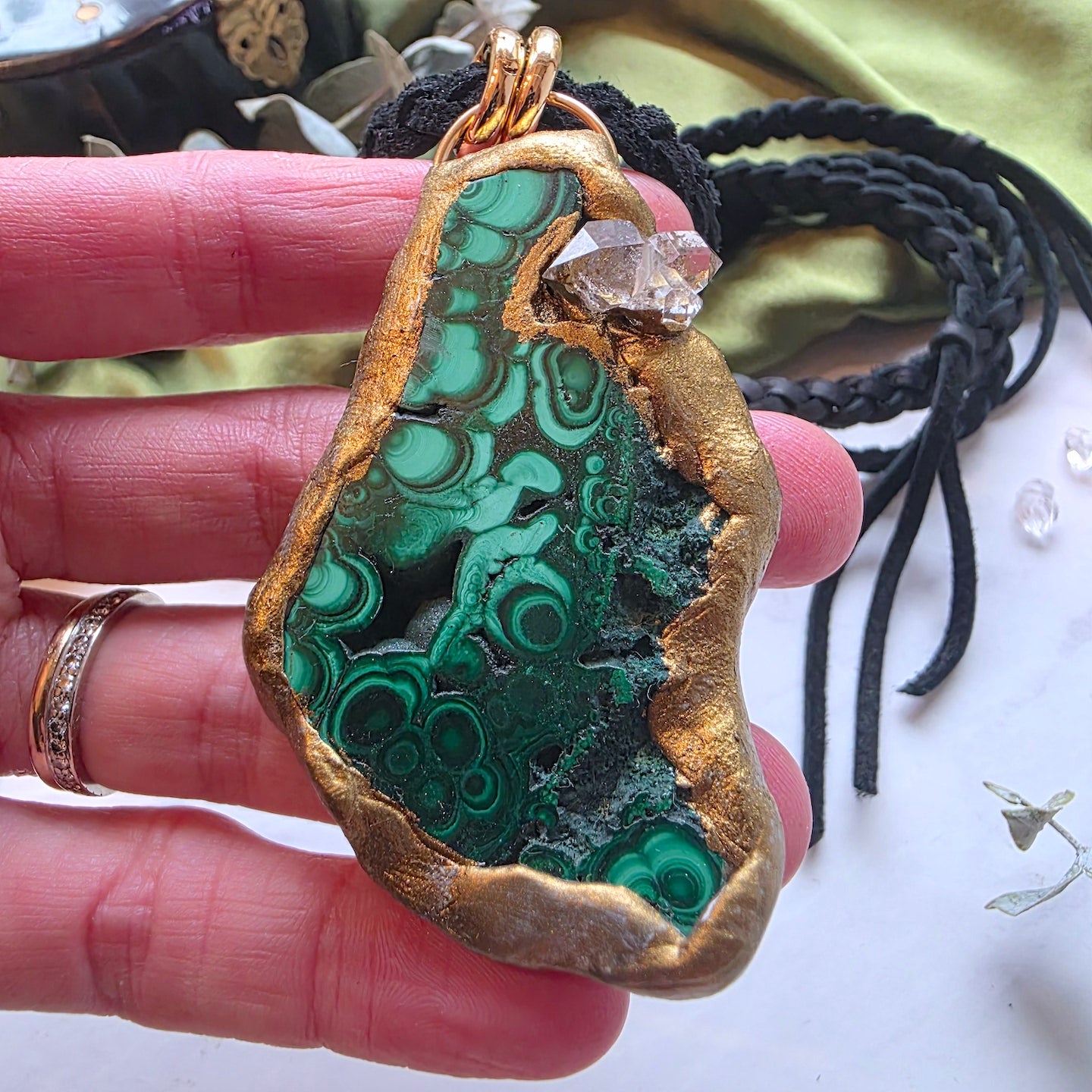 Malachite Healing Talisman