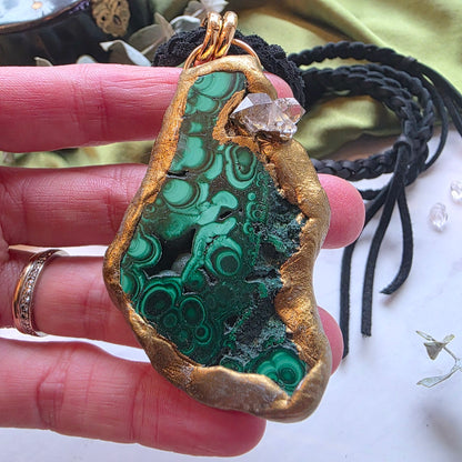 Malachite Healing Talisman