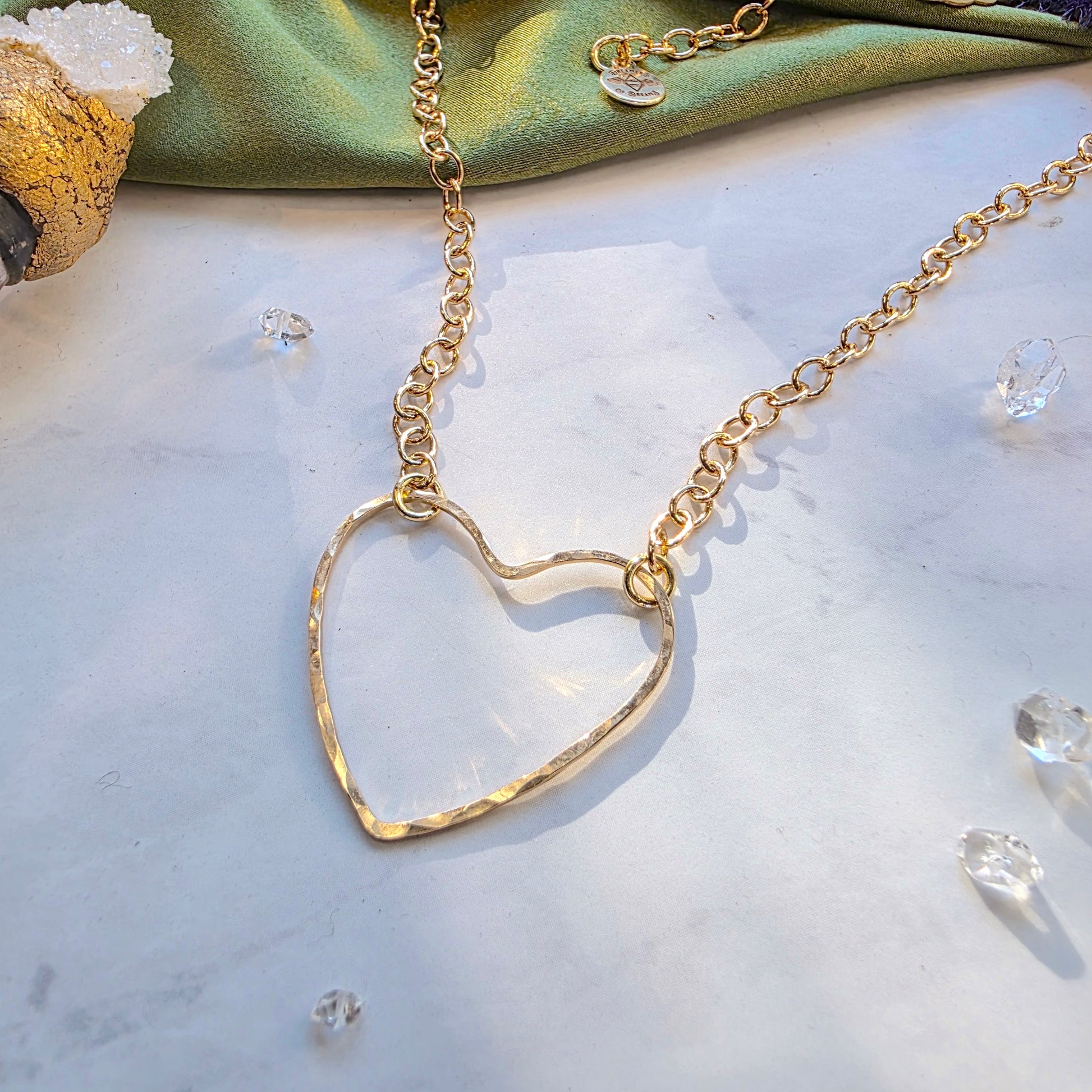 Petite Big Heart Necklace Necklace Shop Dreamers of Dreams