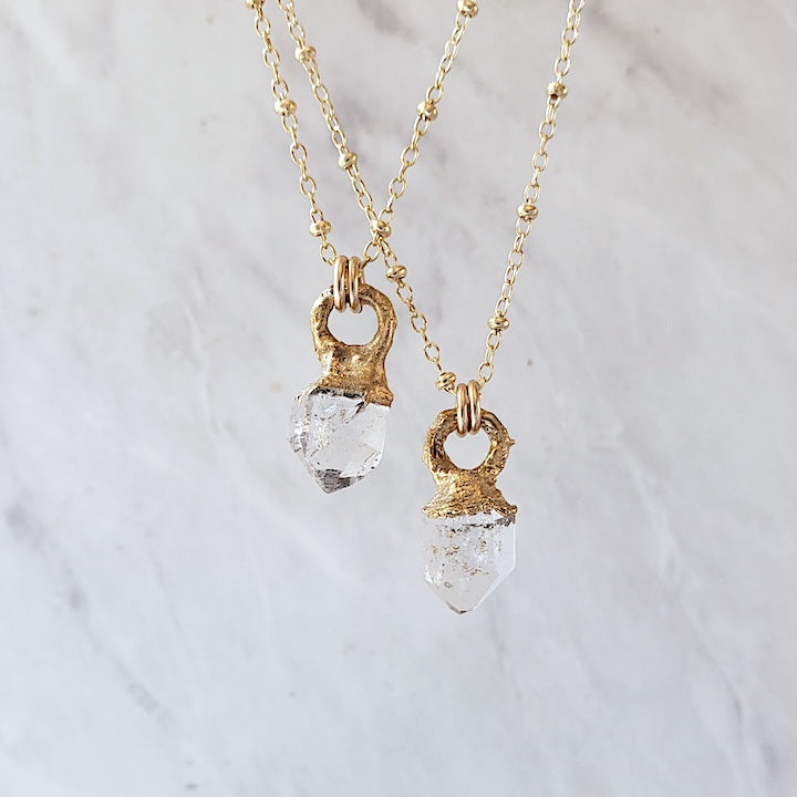 Herkimer Dainty Queen Necklace | Made to Order Necklace Shop Dreamers of Dreams