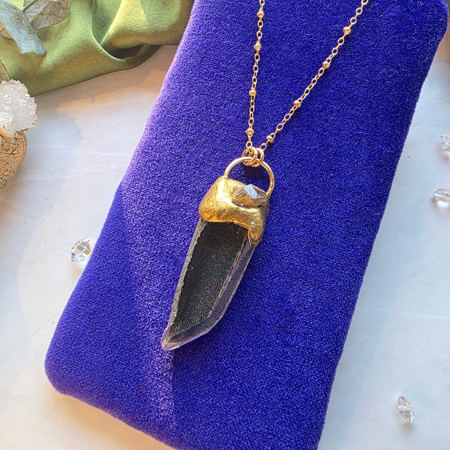 Petite Protection Laser Point Necklace