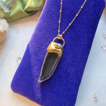 Petite Protection Laser Point Necklace