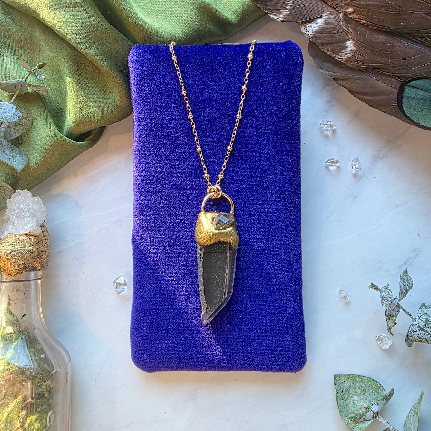 Petite Protection Laser Point Necklace