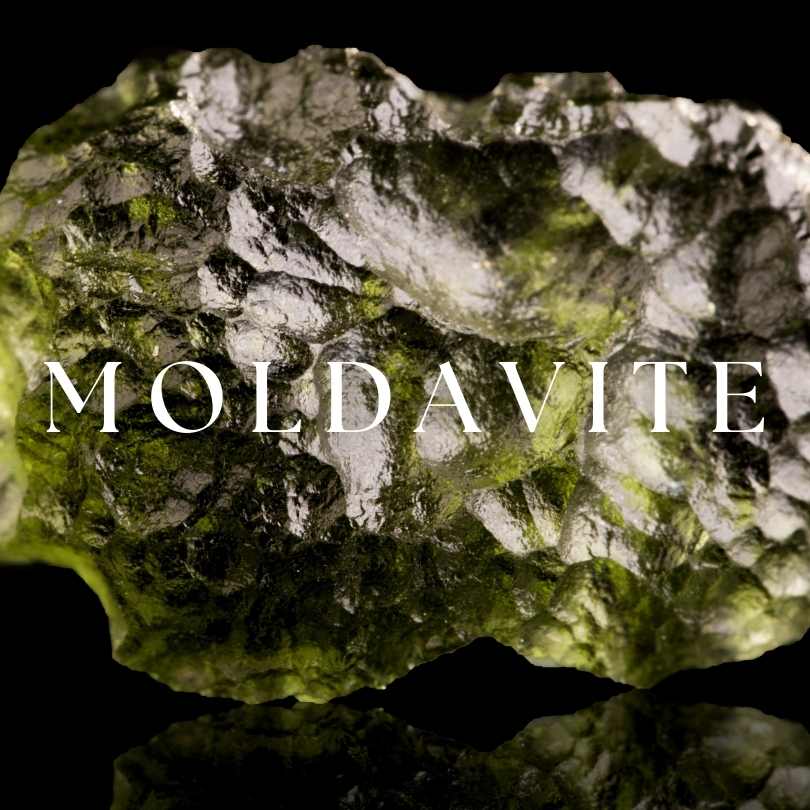 Moldavite & Herkimer Set crystal Shop Dreamers of Dreams