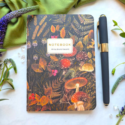 Mushroom Forest Notebook + Pen Gift Set Art Shop Dreamers of Dreams