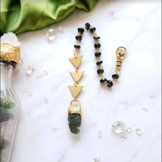 Moldavite Trinity Pendulum pendulum Shop Dreamers of Dreams