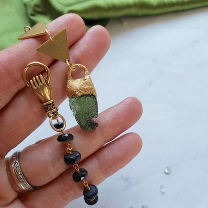 Moldavite Trinity Pendulum pendulum Shop Dreamers of Dreams