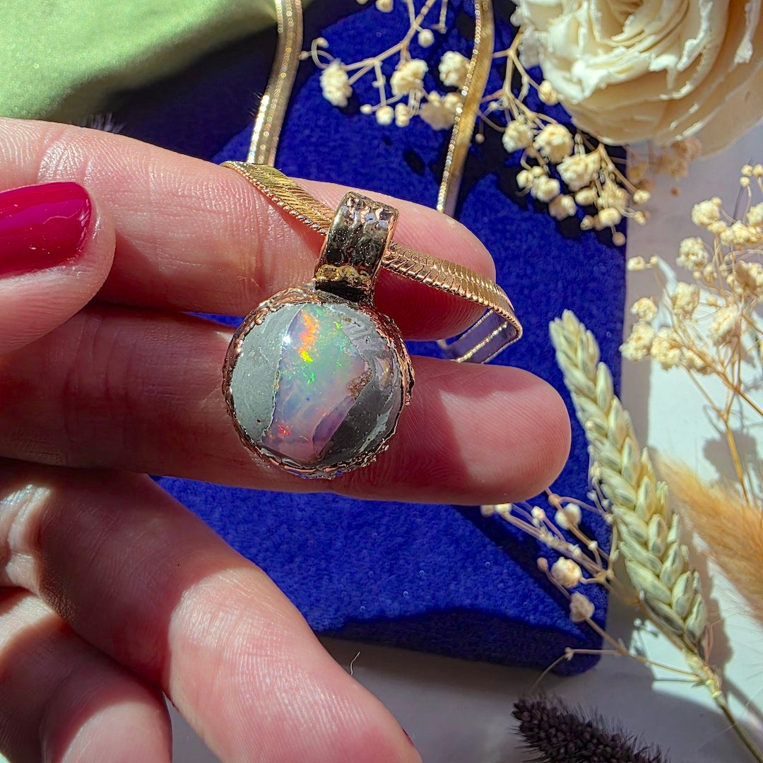 Galaxy Opal Necklace Necklace Shop Dreamers of Dreams
