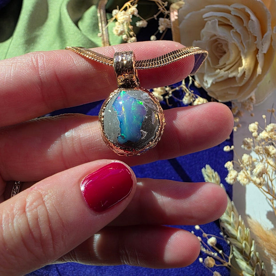 Galaxy Opal Necklace Necklace Shop Dreamers of Dreams