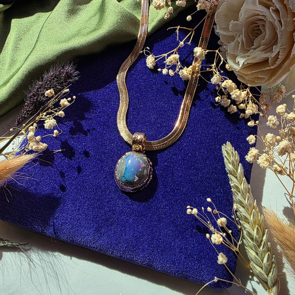 Galaxy Opal Necklace Necklace Shop Dreamers of Dreams