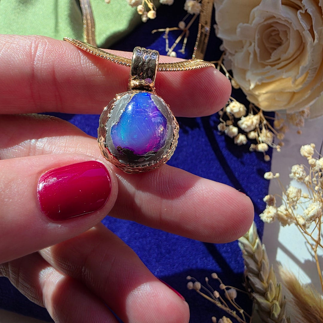 Galaxy Opal Necklace Necklace Shop Dreamers of Dreams