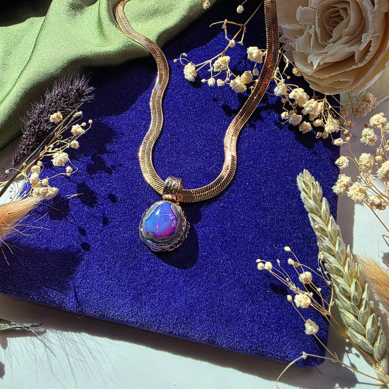 Galaxy Opal Necklace Necklace Shop Dreamers of Dreams