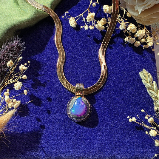 Galaxy Opal Necklace Necklace Shop Dreamers of Dreams