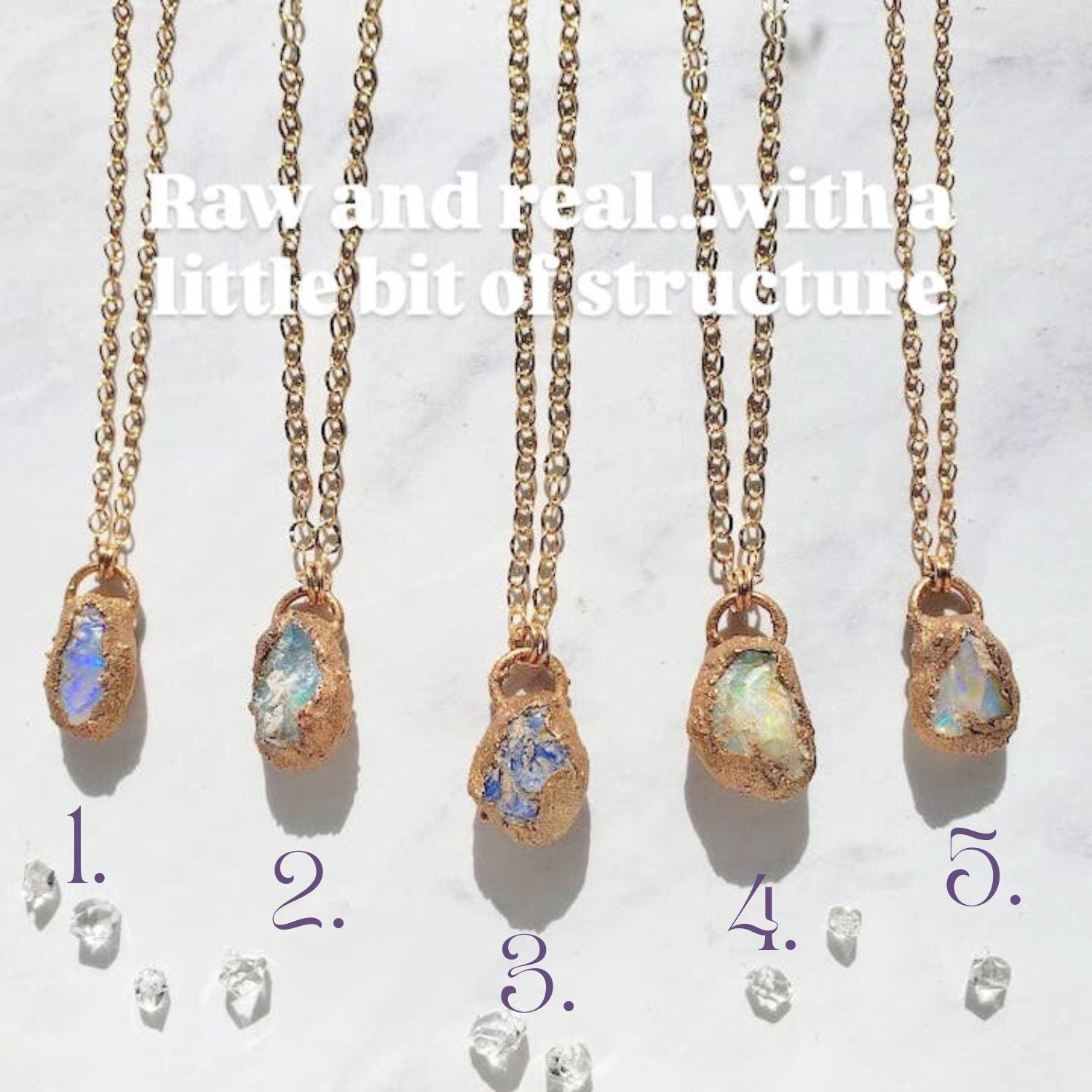 Raw Opal Nugget Necklace Necklace Shop Dreamers of Dreams
