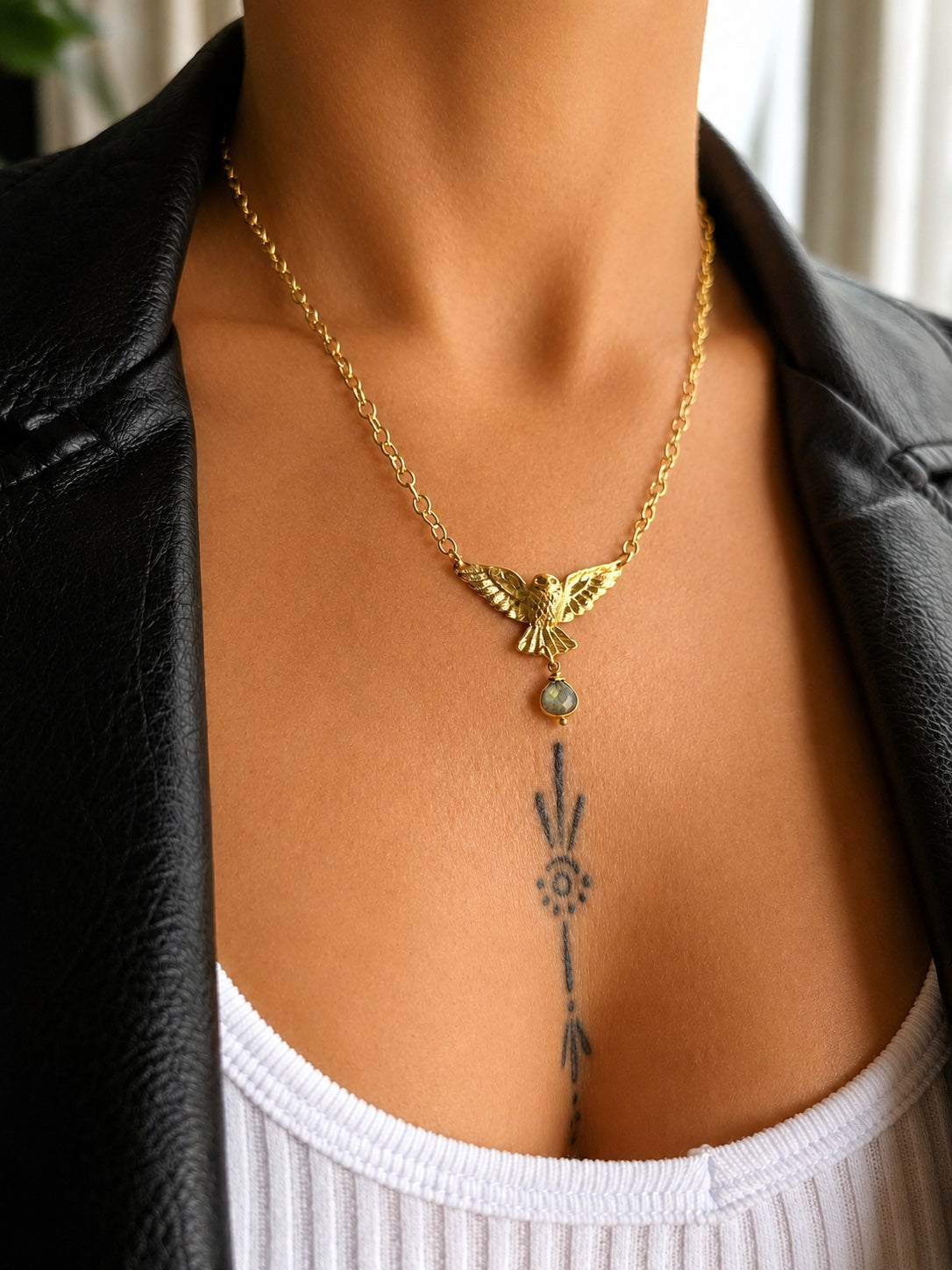 Owl of Intuition Necklace necklace Shop Dreamers of Dreams