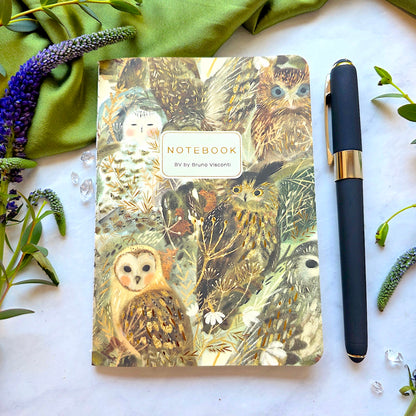 Mystic Owl Notebook + Pen Gift Set Art Shop Dreamers of Dreams